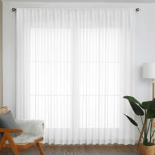 Sorrento Sheer Rod Pocket Single Panel Curtain